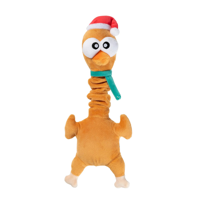FuzzYard | Monecka Christmas Turkey Dog Toy-FuzzYard-Love My Hound