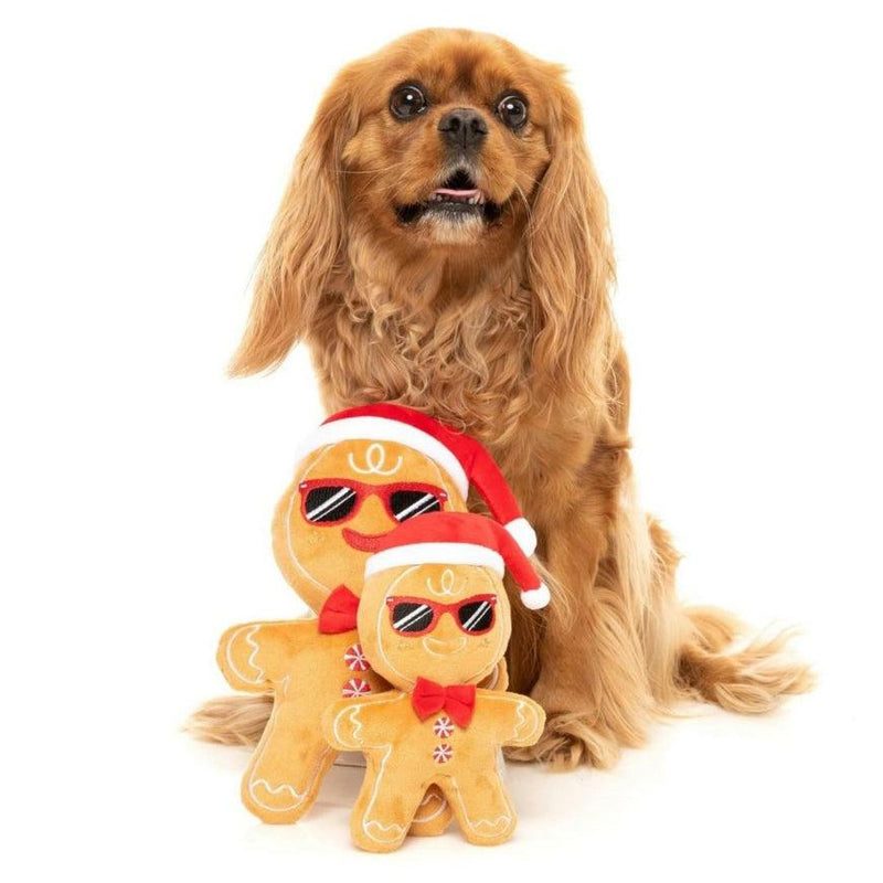 FuzzYard | Mr Gingerbread | Christmas Dog Toy-FuzzYard-Love My Hound
