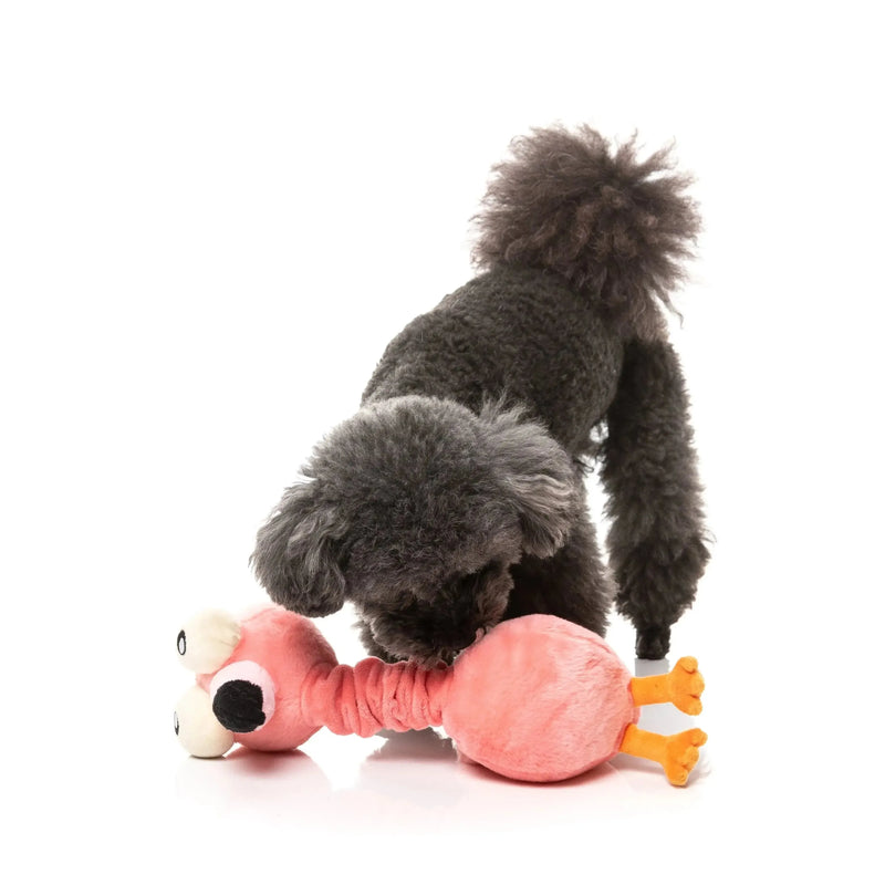 FuzzYard | Neckole the Flamingo - Dog Toy-FuzzYard-Love My Hound
