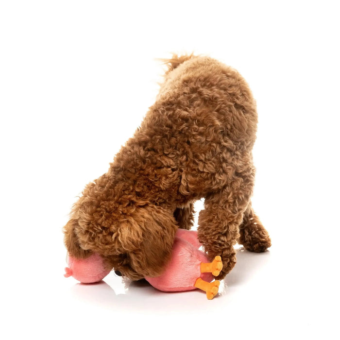 FuzzYard | Neckole the Flamingo - Dog Toy-FuzzYard-Love My Hound