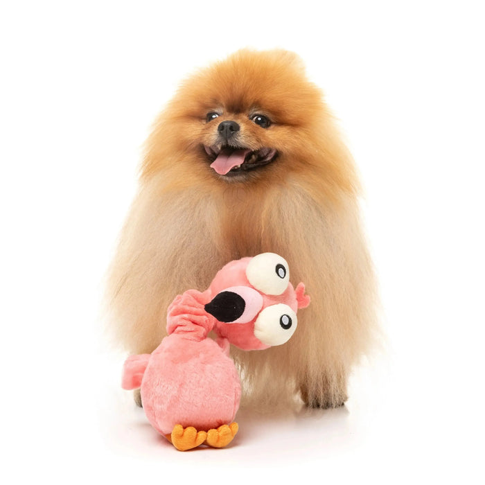FuzzYard | Neckole the Flamingo - Dog Toy-FuzzYard-Love My Hound