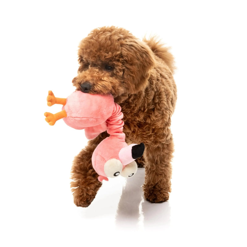 FuzzYard | Neckole the Flamingo - Dog Toy-FuzzYard-Love My Hound