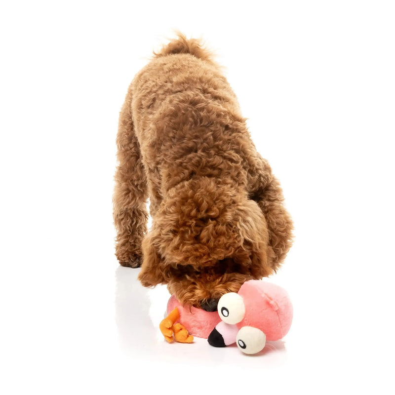 FuzzYard | Neckole the Flamingo - Dog Toy-FuzzYard-Love My Hound