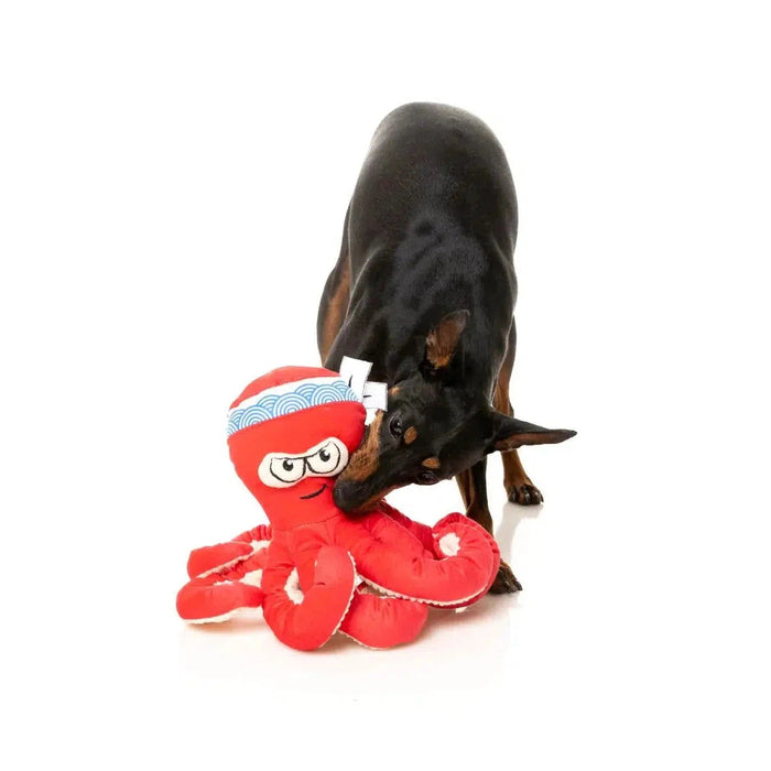 FuzzYard - OctoPosse - Takoyaki - Plush Dog Toy-FuzzYard-Love My Hound