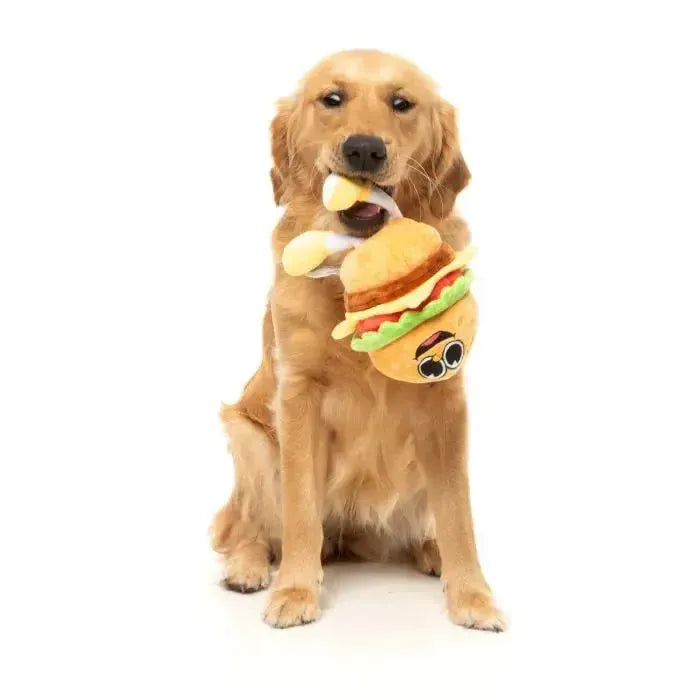 FuzzYard | Patty The Homies- Burger Dog Toy-FuzzYard-Love My Hound