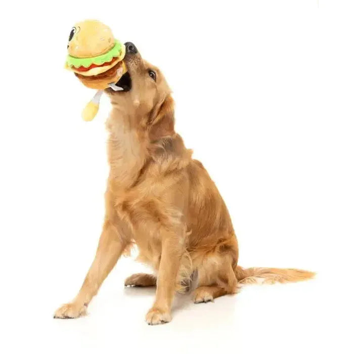 FuzzYard | Patty The Homies- Burger Dog Toy-FuzzYard-Love My Hound