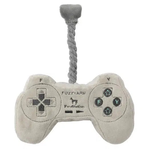 FuzzYard  - Pawstation Controller - Retro Plush Dog Toy