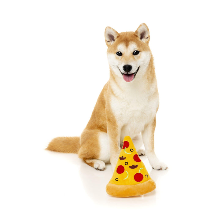 FuzzYard - Pizza - Plush Dog Toy-FuzzYard-Love My Hound