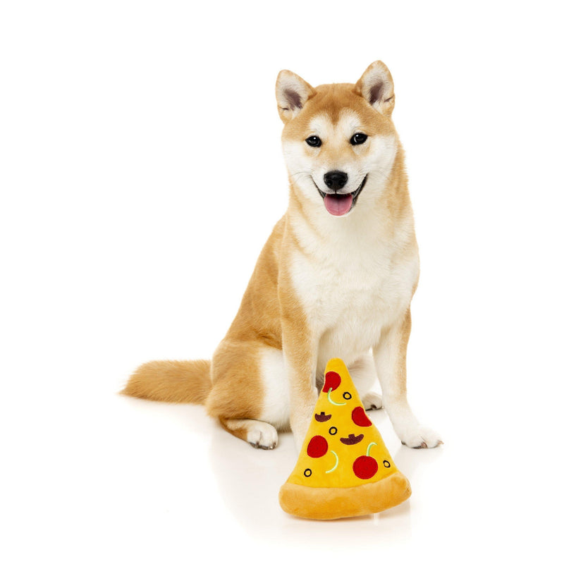 FuzzYard - Pizza - Plush Dog Toy-FuzzYard-Love My Hound