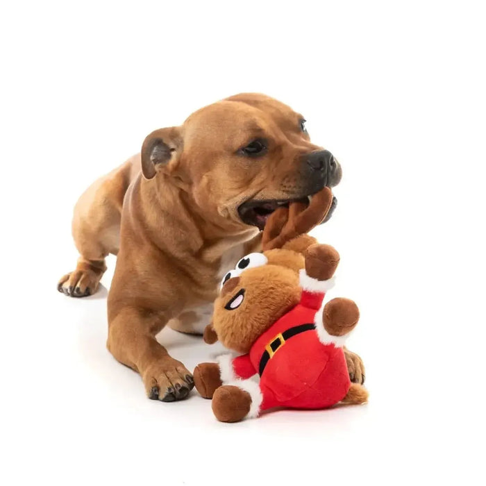 FuzzYard | Reggie Claus Reindeer Plush Dog Toy-FuzzYard-Love My Hound