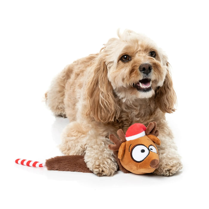 FuzzYard | Run Away Reindeer - Christmas Dog Toy-FuzzYard-Love My Hound
