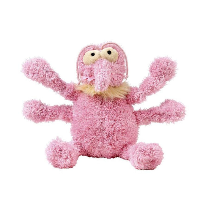 FuzzYard | Scratchette The Pink Flea Plush Dog Toy-FuzzYard-Love My Hound