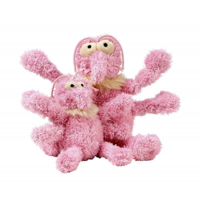 FuzzYard | Scratchette The Pink Flea Plush Dog Toy-FuzzYard-Love My Hound