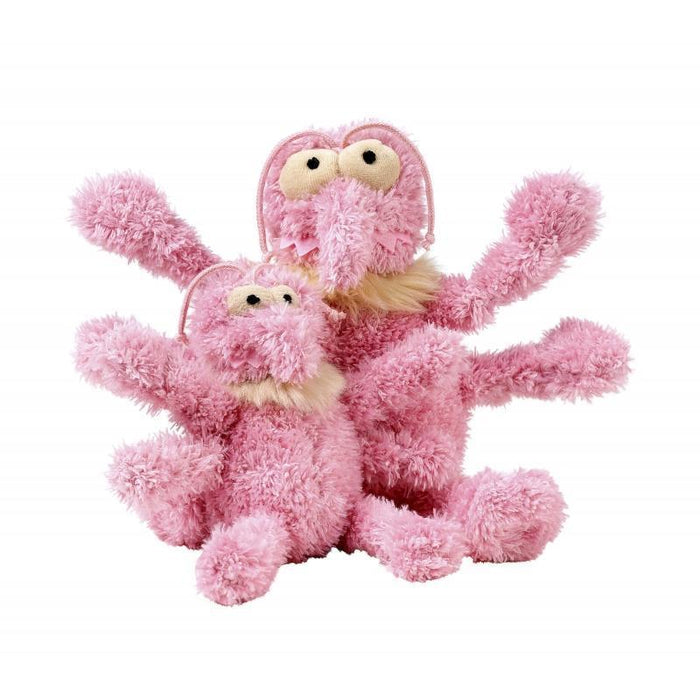 FuzzYard - Scratchette The Pink Flea Plush Dog Toy-FuzzYard-Love My Hound