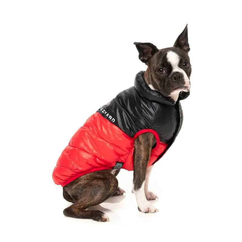 FuzzYard | South Harlem Dog Puffer Jacket - Red-FuzzYard-Love My Hound