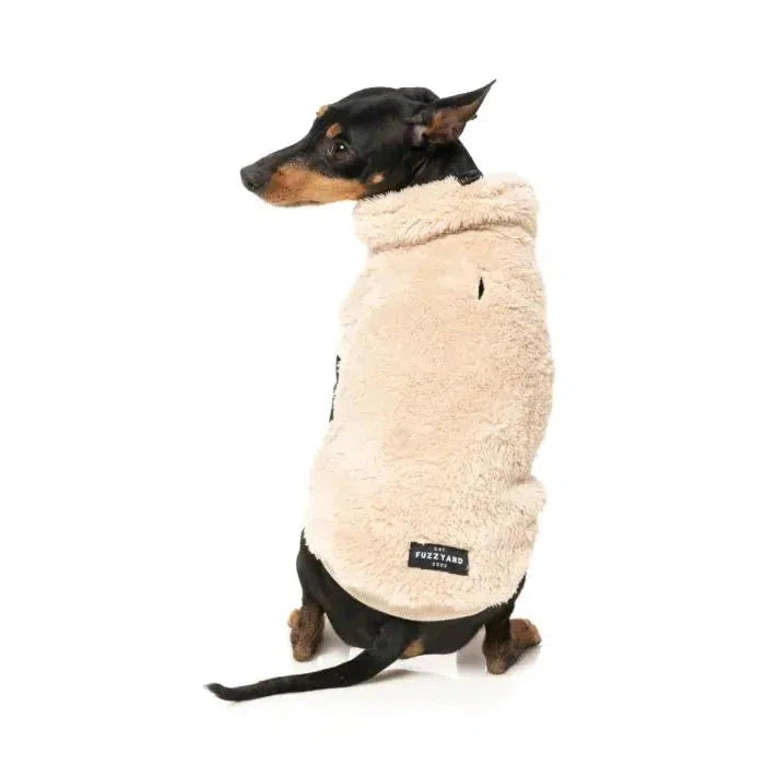 FuzzYard | Turtle Teddy Sweater - Beige-FuzzYard-Love My Hound