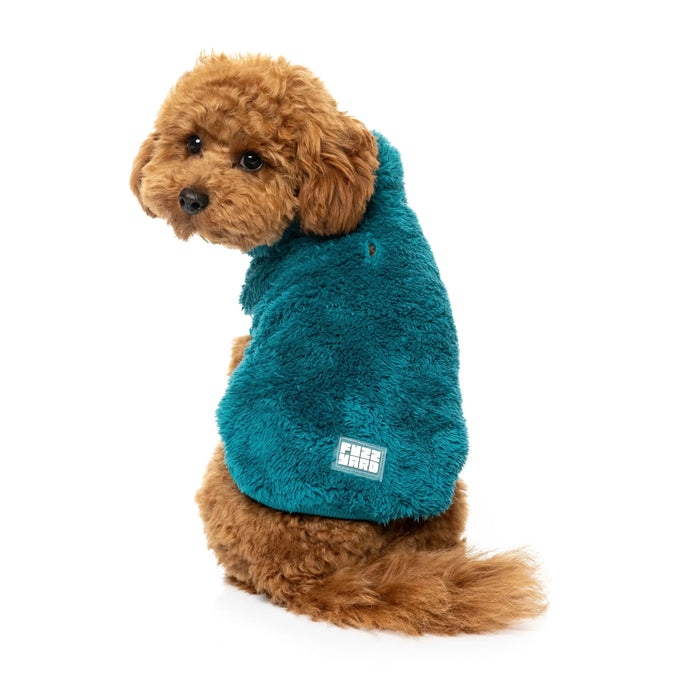 FuzzYard | Turtle Teddy Sweater - Deep Teal-FuzzYard-Love My Hound