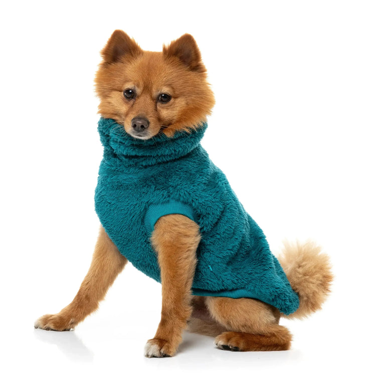 FuzzYard | Turtle Teddy Sweater - Deep Teal