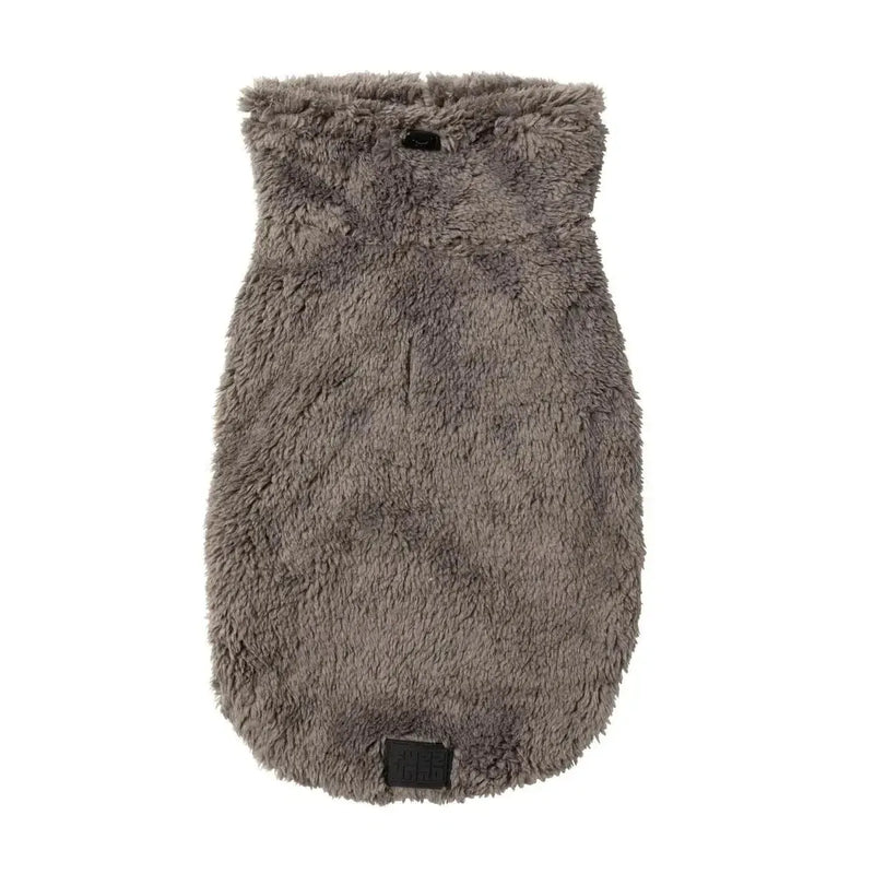 FuzzYard | Turtle Teddy Sweater - Gunmetal Grey-FuzzYard-Love My Hound