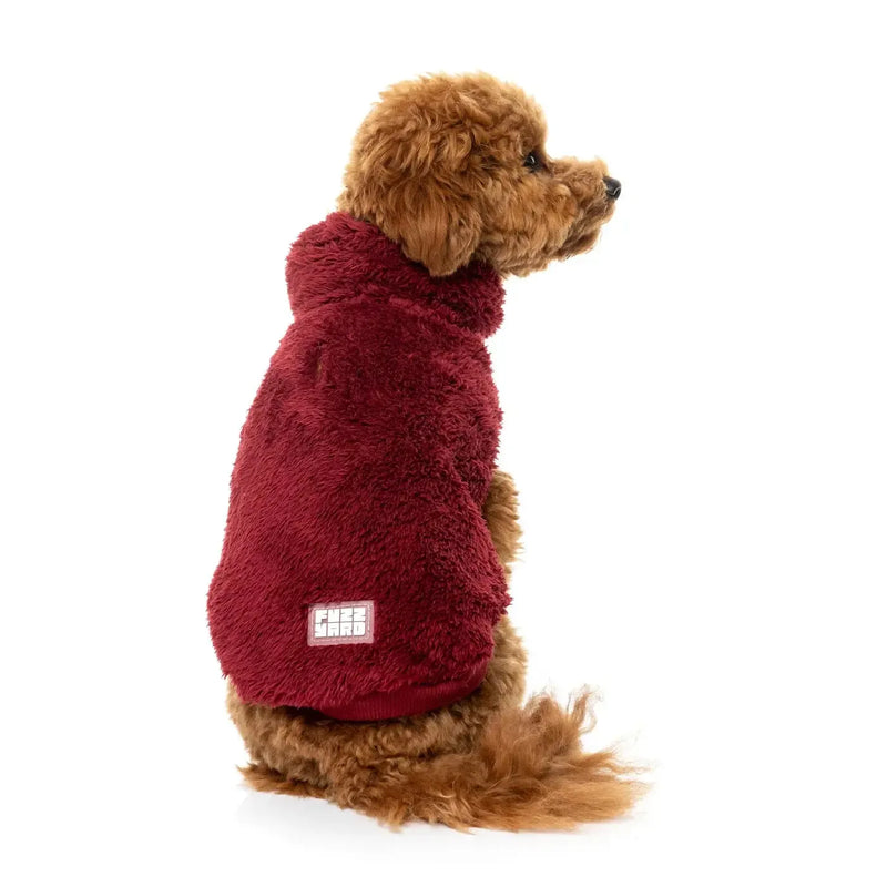 FuzzYard | Turtle Teddy Sweater - Maroon-FuzzYard-Love My Hound