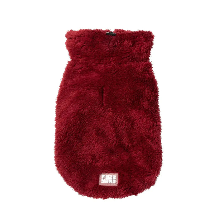 FuzzYard | Turtle Teddy Sweater - Maroon-FuzzYard-Love My Hound