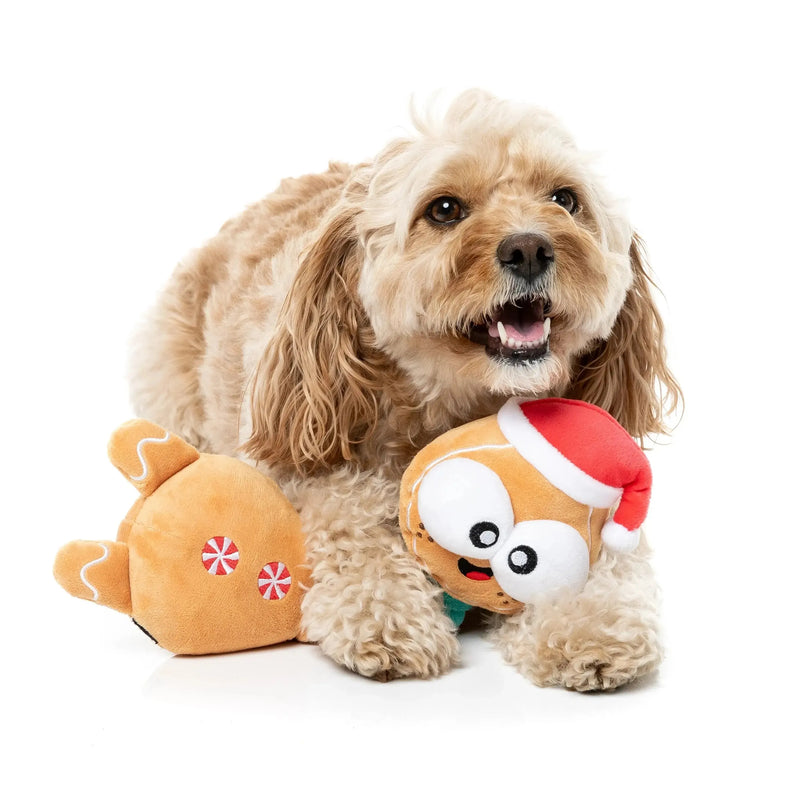 FuzzYard | Veronecka The Gingerbread Dog Toy-FuzzYard-Love My Hound