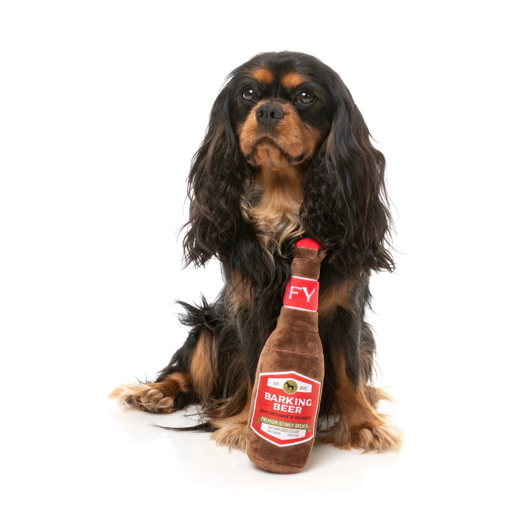 Fuzzyard | Barking Beer - Plush Dog Toy