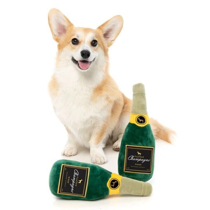 Fuzzyard | Champagne Plush Dog Toy-FuzzYard-Love My Hound