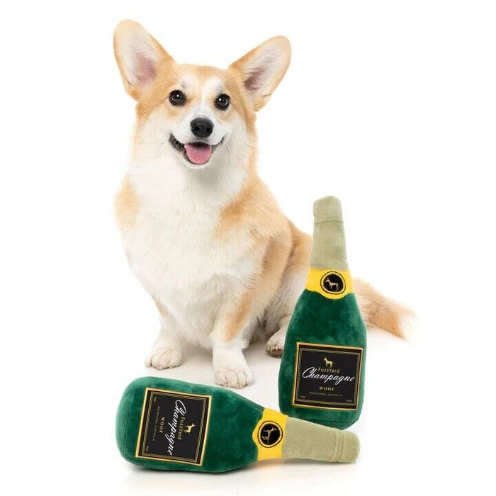 Fuzzyard - Champagne Plush Dog Toy-FuzzYard-Love My Hound