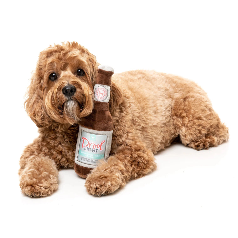 Fuzzyard | Drool Light Beer - Plush Dog Toy