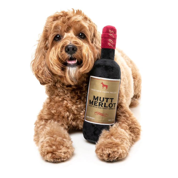 Fuzzyard | Mutt Merlot Wine - Plush Dog Toy