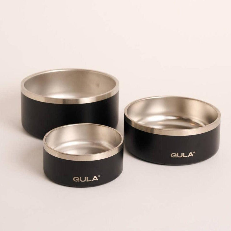 GULA | Double walled and insulated - Black Dog Bowl-GULA-Love My Hound