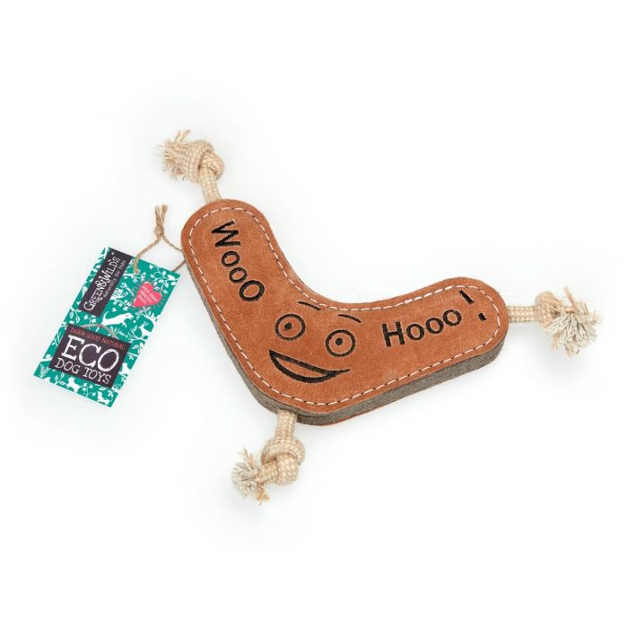 Green & Wilds | Benny the Boomerang - Eco Dog Toy-Green & Wilds-Love My Hound
