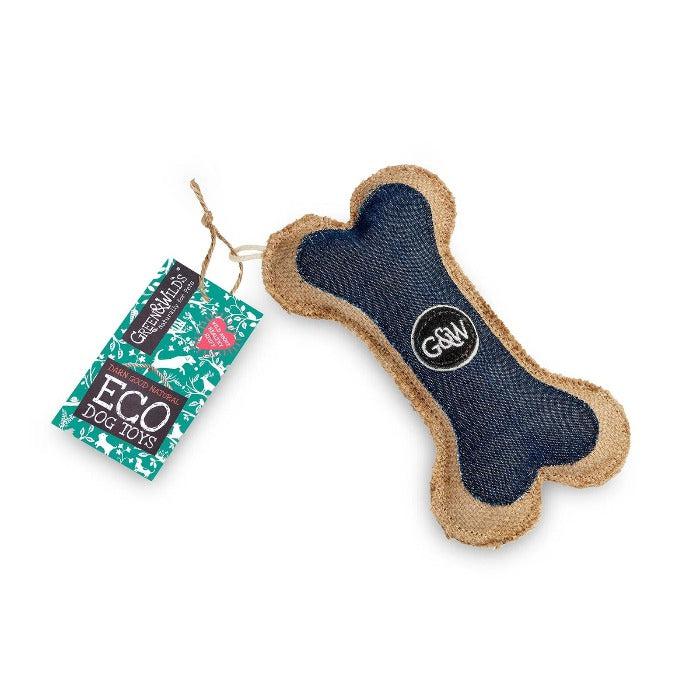 Green & Wilds - Boney Den 'M' - Eco Dog Toy