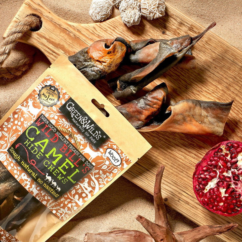 Green & Wilds | Camel Hide Chews Dog Treats 100g-Green & Wilds-Love My Hound