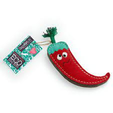 Green & Wilds - Chad the Red Hot Chilli Pepper - Eco Dog Toy