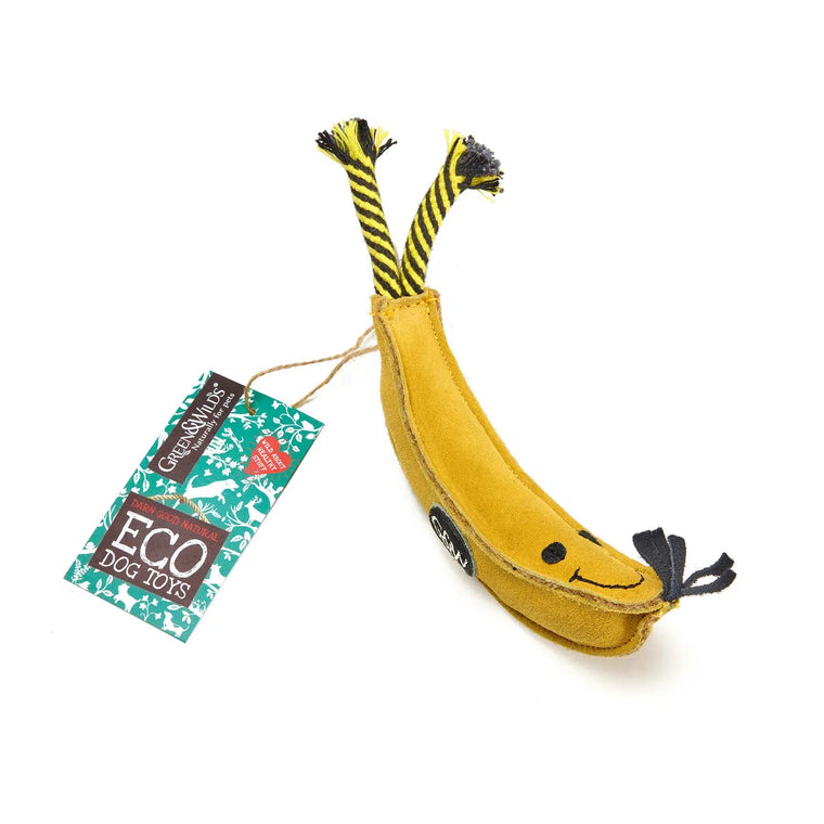 Green & Wilds - Eco Dog Toy - Barry The Banana