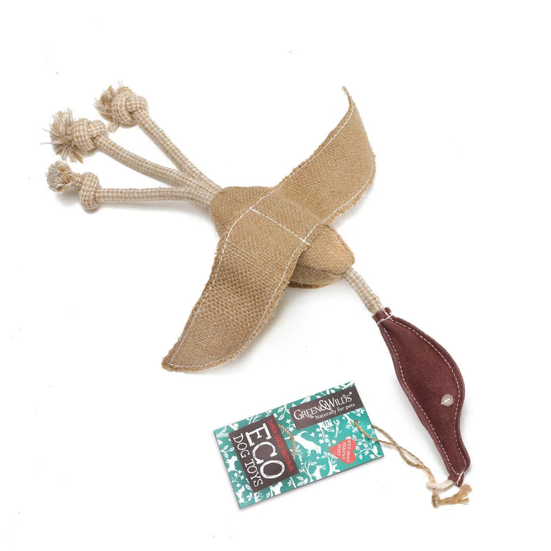 Green & Wilds | Eco Dog Toy - Desmond The Duck-Green & Wilds-Love My Hound