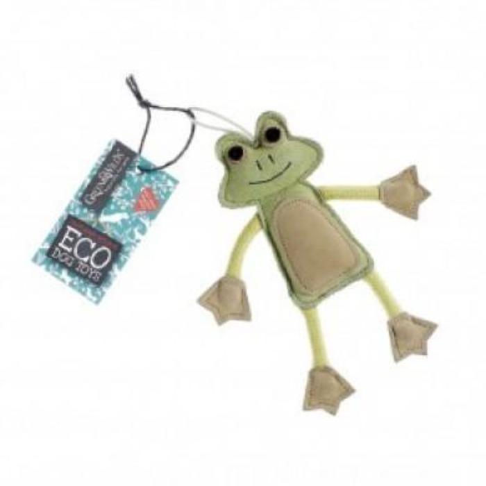 Green & Wilds - Eco Dog Toy - Francois Le Frog-Green & Wilds-Love My Hound