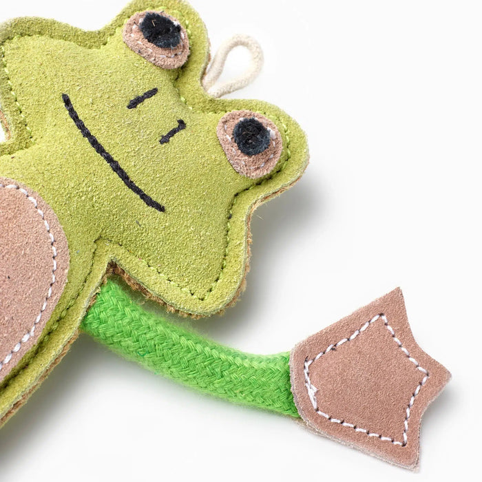 Green & Wilds - Eco Dog Toy - Francois Le Frog-Green & Wilds-Love My Hound