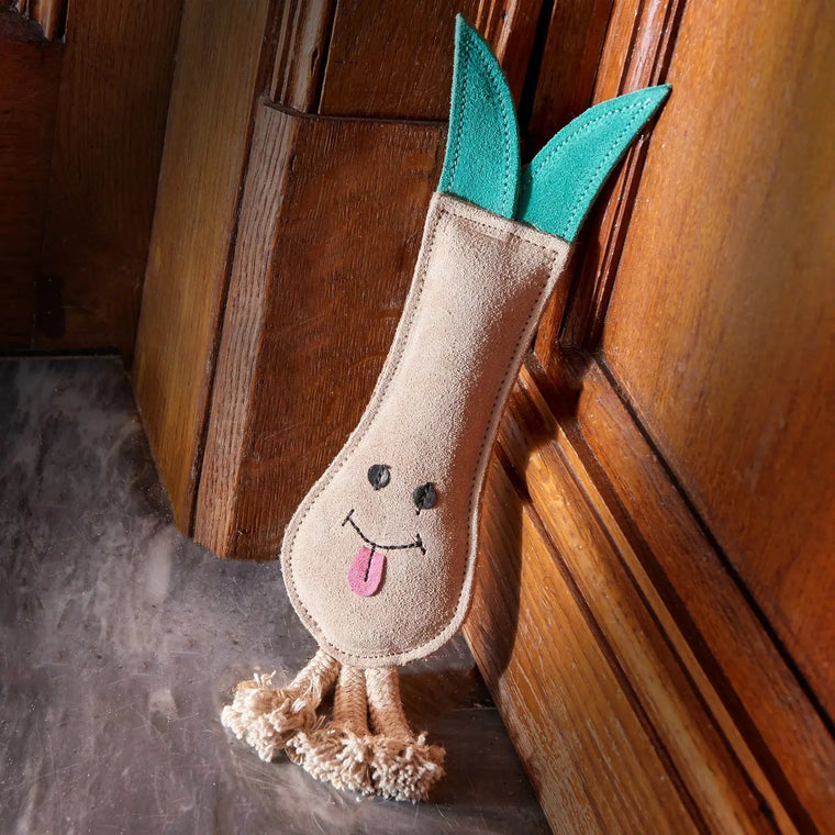 Green & Wilds - Eco Dog Toy - Lenny the Leek