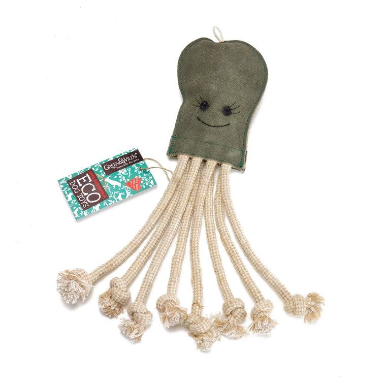 Green & Wilds - Eco Dog Toy - Olive the Octopus