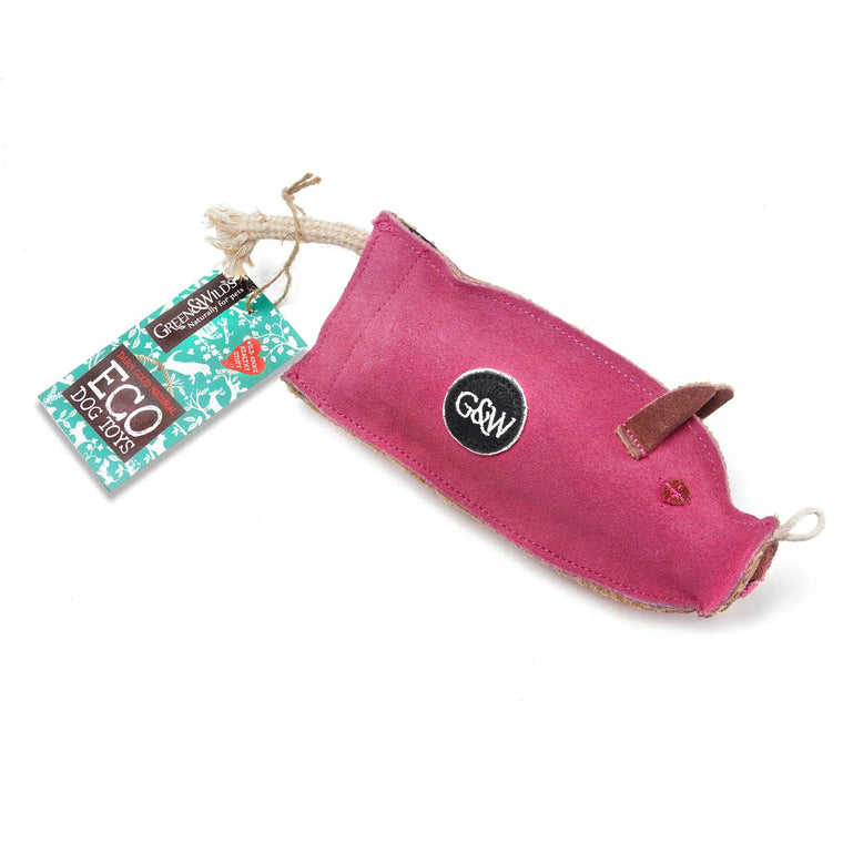 Green & Wilds - Eco Dog Toy - Peggy the Pig