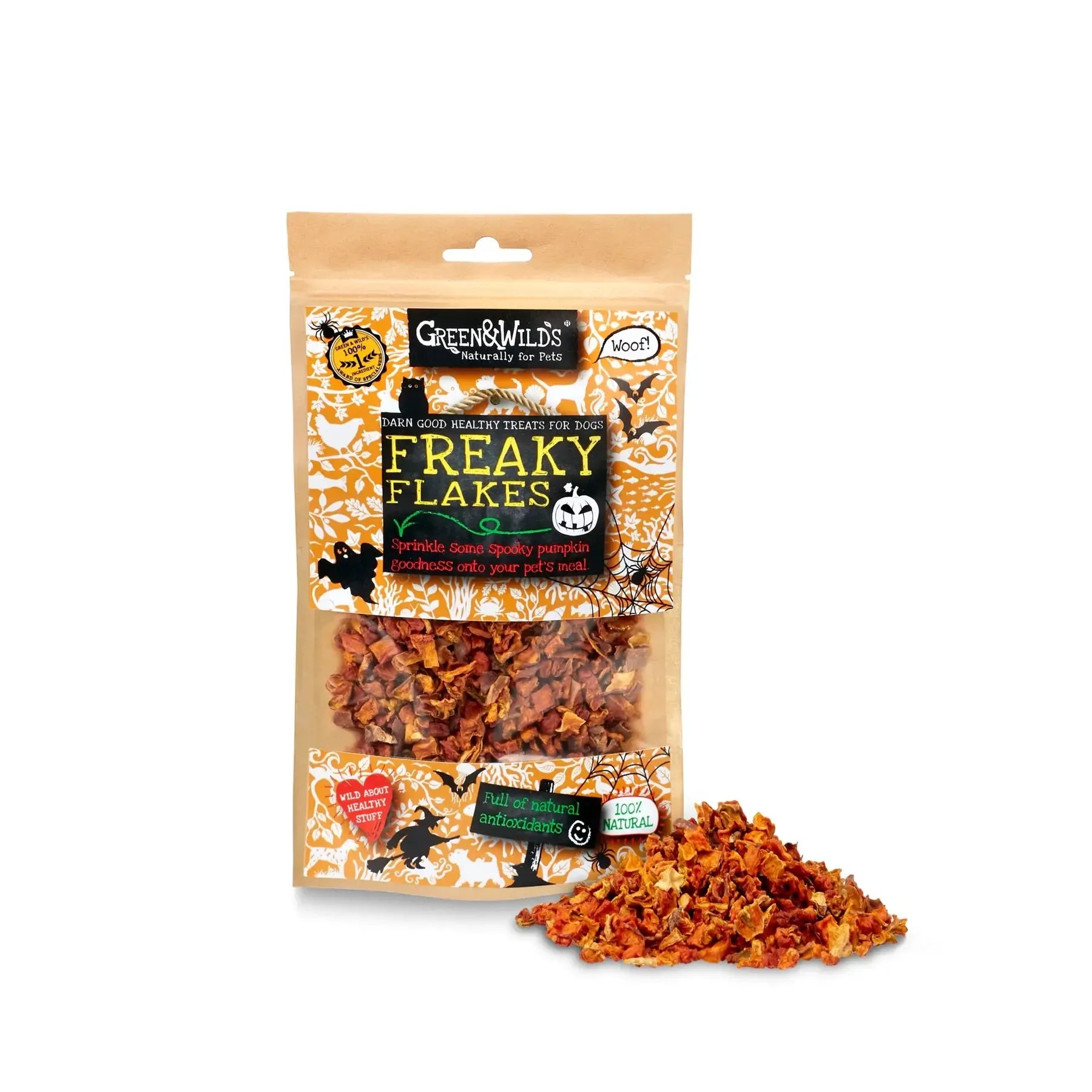 Green & Wilds | Freaky Flakes - 75g-Green & Wilds-Love My Hound