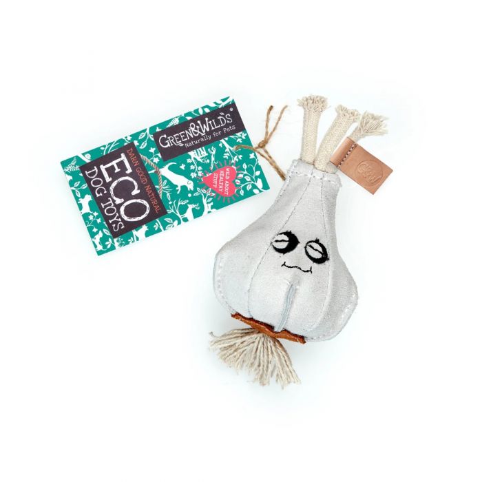 Green & Wilds | Gary the Garlic - Eco Dog Toy