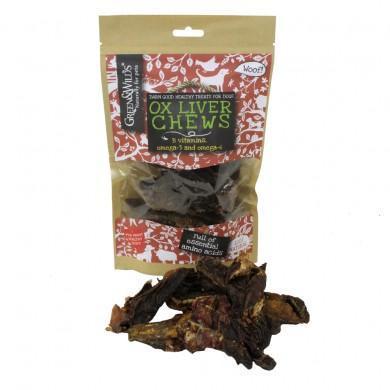 Green & Wilds | Ox Liver Dog Chews 100g-Green & Wilds-Love My Hound