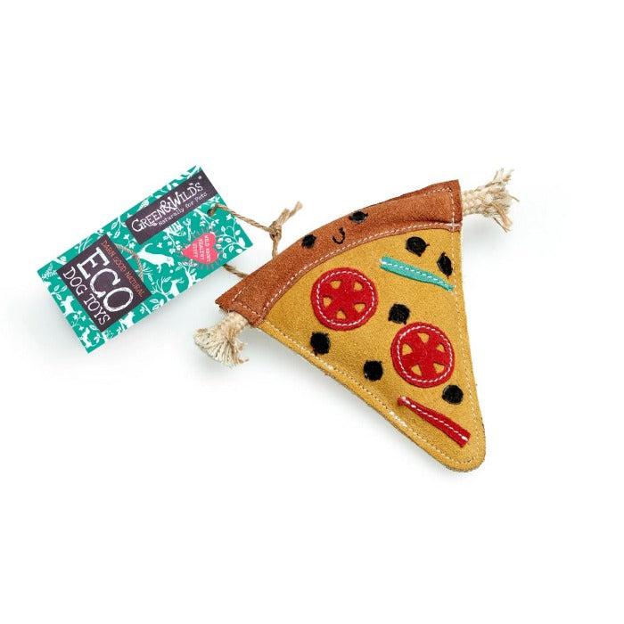 Green & Wilds - Pepe le Pizza - Eco Dog Toy-Green & Wilds-Love My Hound