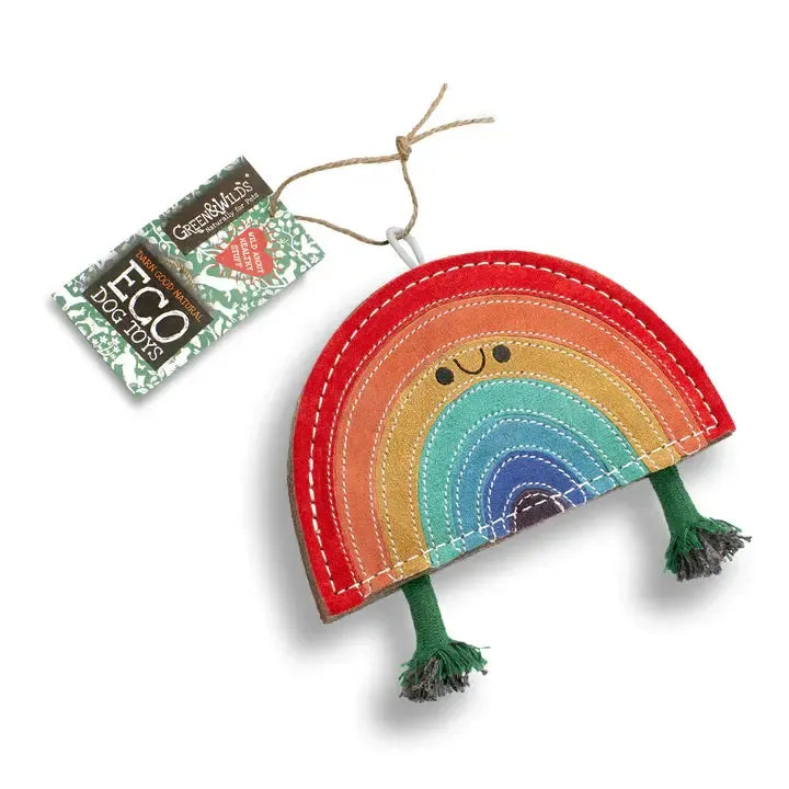 Green & Wilds | Rainbow Warrior, Eco Dog Toy