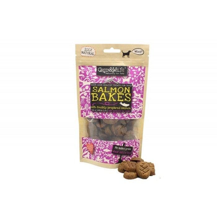 Green & Wilds | Salmon Bakes Dog Treats - 150g