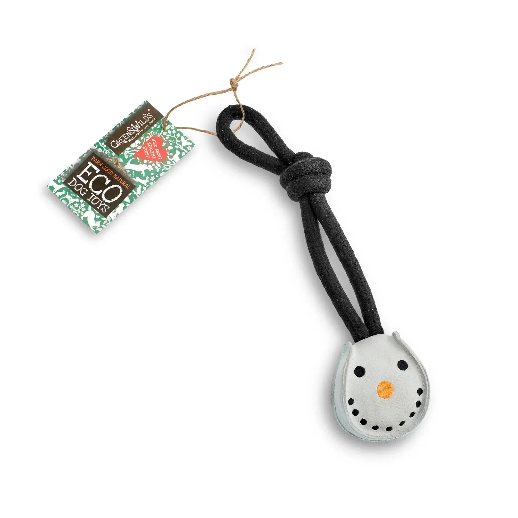 Green & Wilds | Sven the Snowball, Eco Dog Toy-Green & Wilds-Love My Hound
